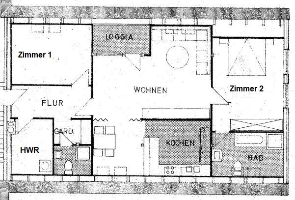 Geräumige 3-Zimmer-Wohnung in Niebüll zu vermieten 3 zimmer