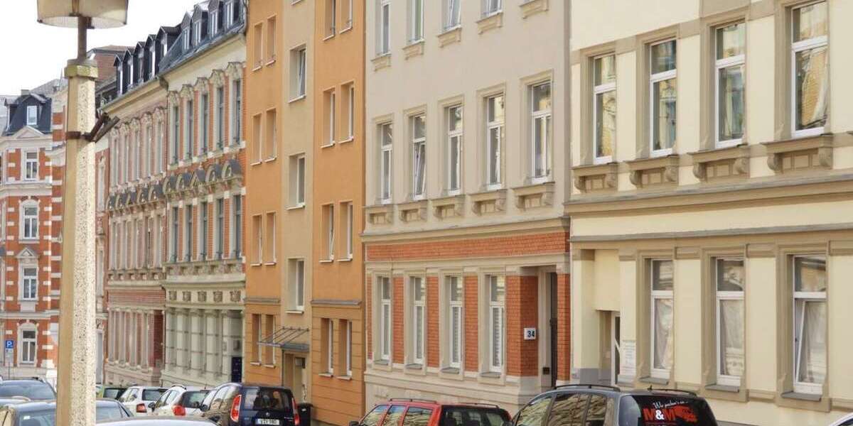 Etagenwohnung Plauen Bahnhofsvorstadt - 2 Zimmer, 49 m&sup2;, 35.200&euro; | Angebot:26409357