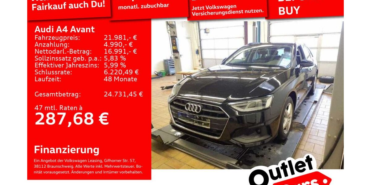 Audi A4 120.495 km 21.981 &euro; Weinheim 69469