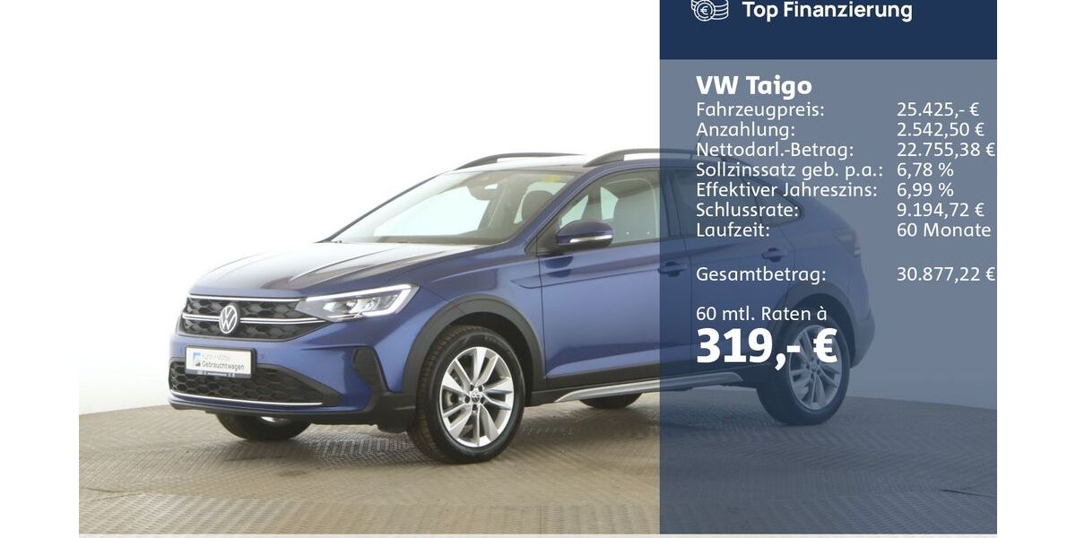 VW Taigo 12.565 km 25.425 &euro; Jesteburg 21266