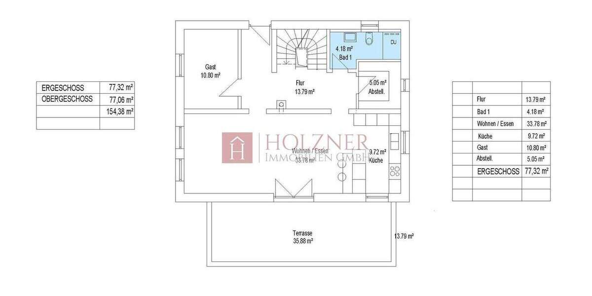 Einfamilienhaus Aham Loizenkirchen - 6 Zimmer, 154 m&sup2;, 1.800&euro; | Angebot:23718101