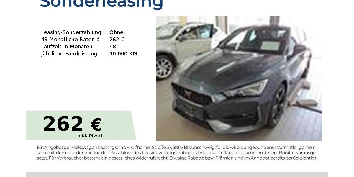 Cupra Leon 18.147 km 22.940 &euro; Bernburg 06406