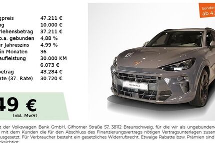 Cupra Terramar 13.500 km 47.211 € Lauf an der Pegnitz 91207