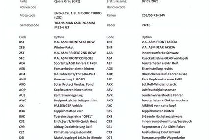 Opel Astra 59.000 km 13.450 &euro; Rüsselsheim 65428