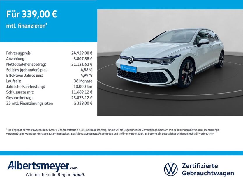 VW Golf 70.128 km 24.929 € Leinefelde-Worbis/DE 37327
