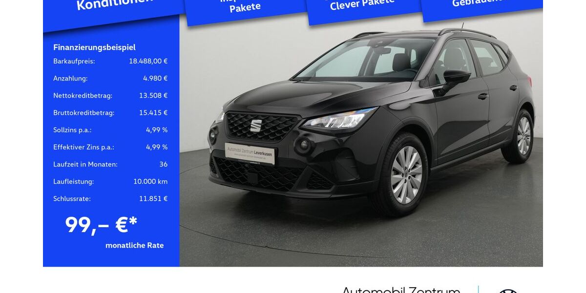 Seat Arona 17.383 km 18.488 &euro; Leverkusen 51379