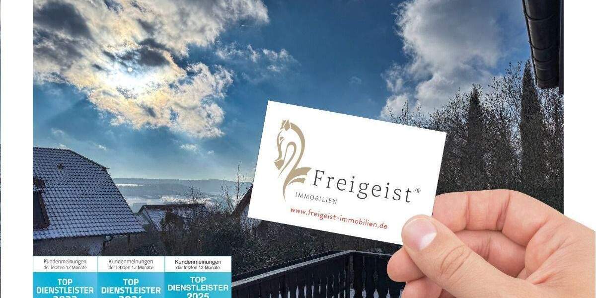 Wohnen mit Weitblick - schöner Bungalow mit Untergeschoss in ruhiger Feldrandlage von Arnstein 4 zimmer