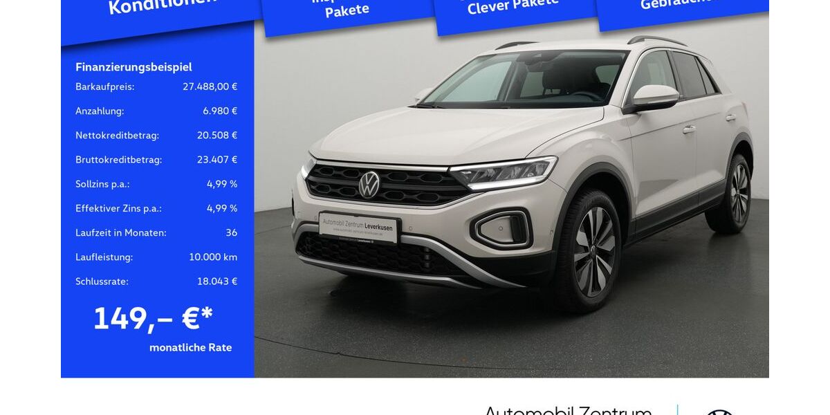VW T-Roc 12.514 km 27.488 &euro; Leverkusen 51379