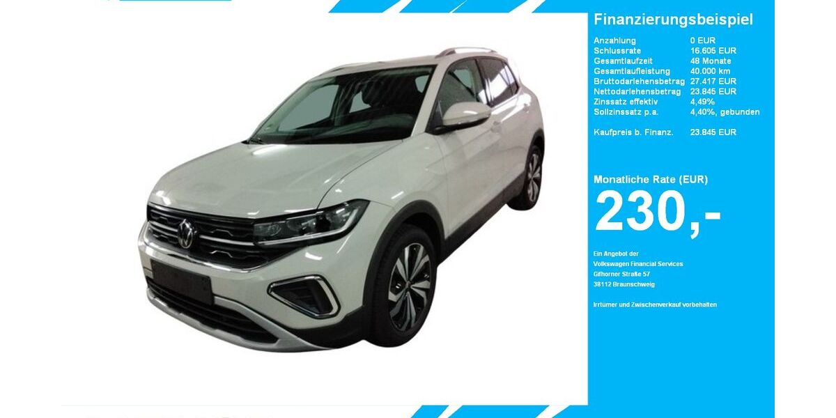 VW T-Cross 8.667 km 23.845 &euro; Gütersloh 33334