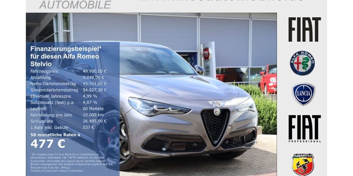 Alfa Romeo Stelvio 3.500 km 49.990 &euro; Marpingen 66646