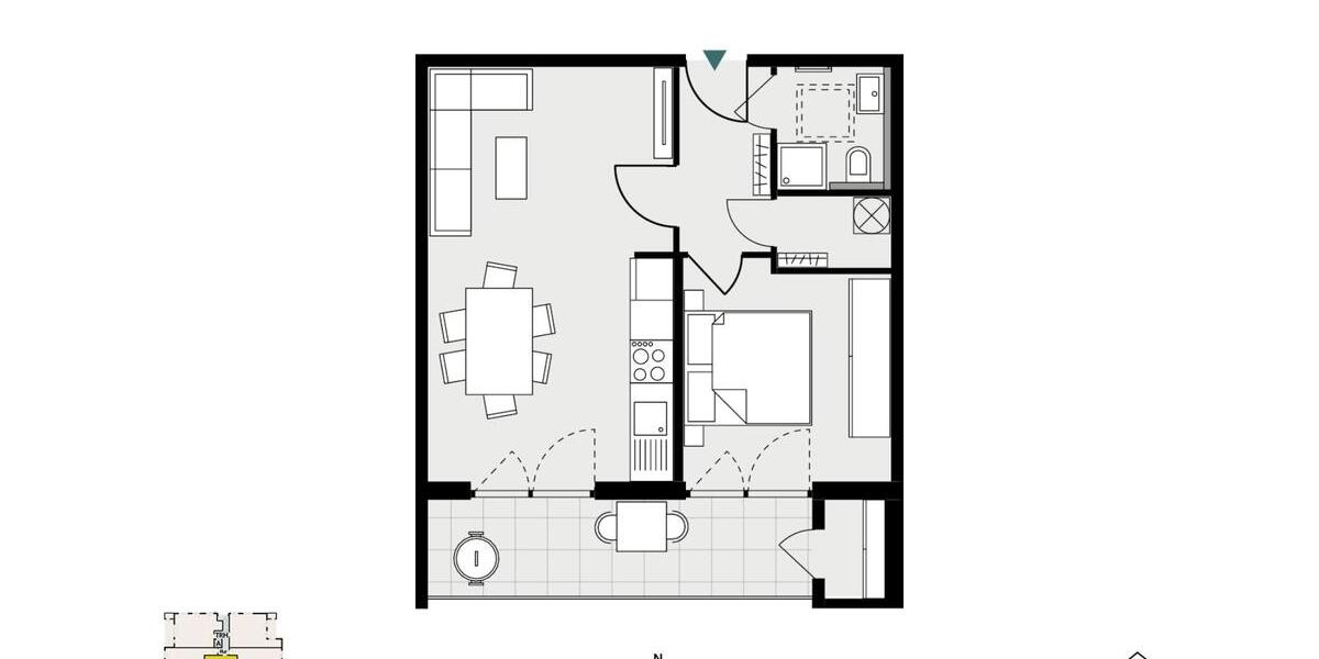Moderne 2-Zi.-Whg. in idyllischer Lage inkl. Panorama | IG02_13 2 zimmer
