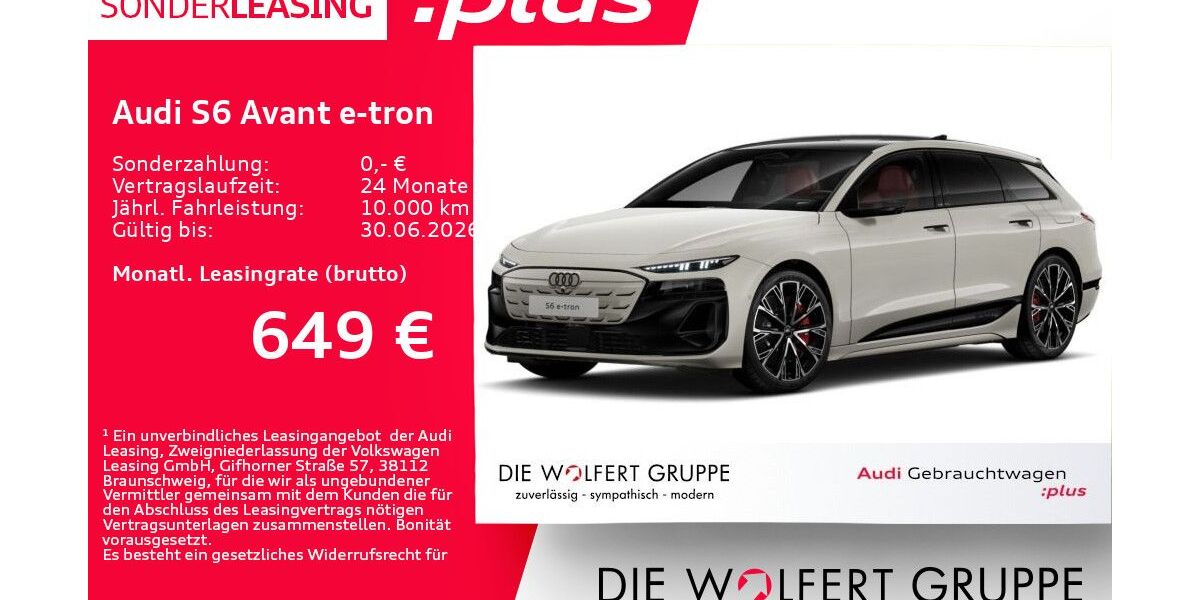 Audi S6 e-tron 14.858 km 81.655 &euro; Großwallstadt 63868