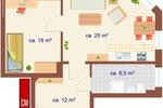 Etagenwohnung Pirna - 2 Zimmer, 56 m&sup2;, 420&euro; | Angebot:25369444