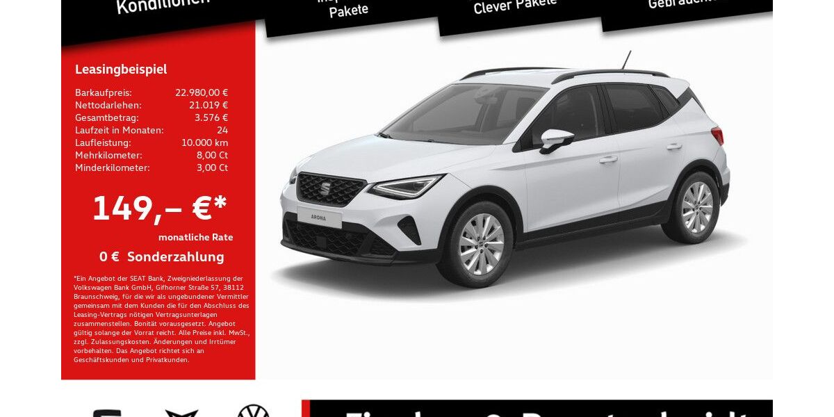 Seat Arona 14.852 km 22.980 &euro; Lohmar 53797