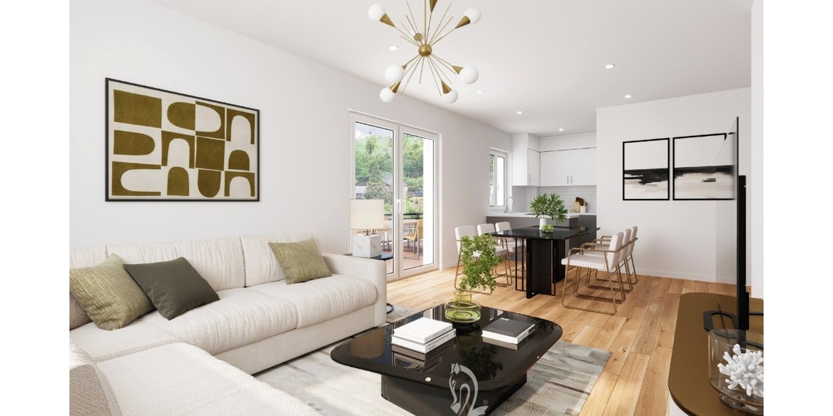 Ganze Etage, Balkonterrassenwohnung - 4,5 Zimmer - Neubau mit 5 Wohneinheiten, hier WE 5 - Dachgeschoßwohnung Höchberg | Angebot:26143368