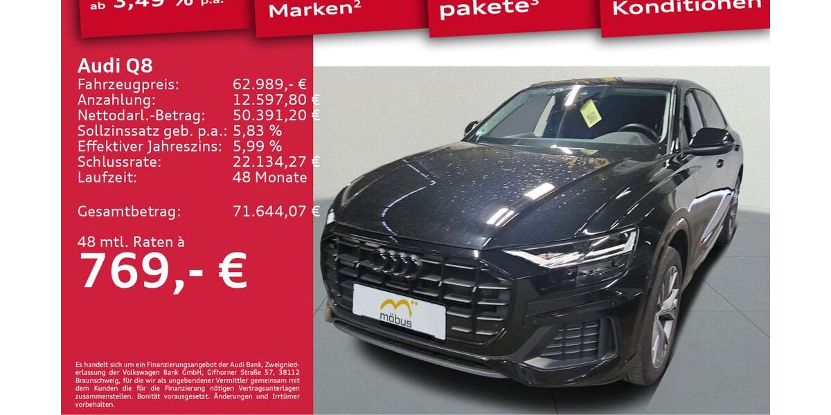 Audi Q8 43.882 km 62.989 &euro; Berlin 13088