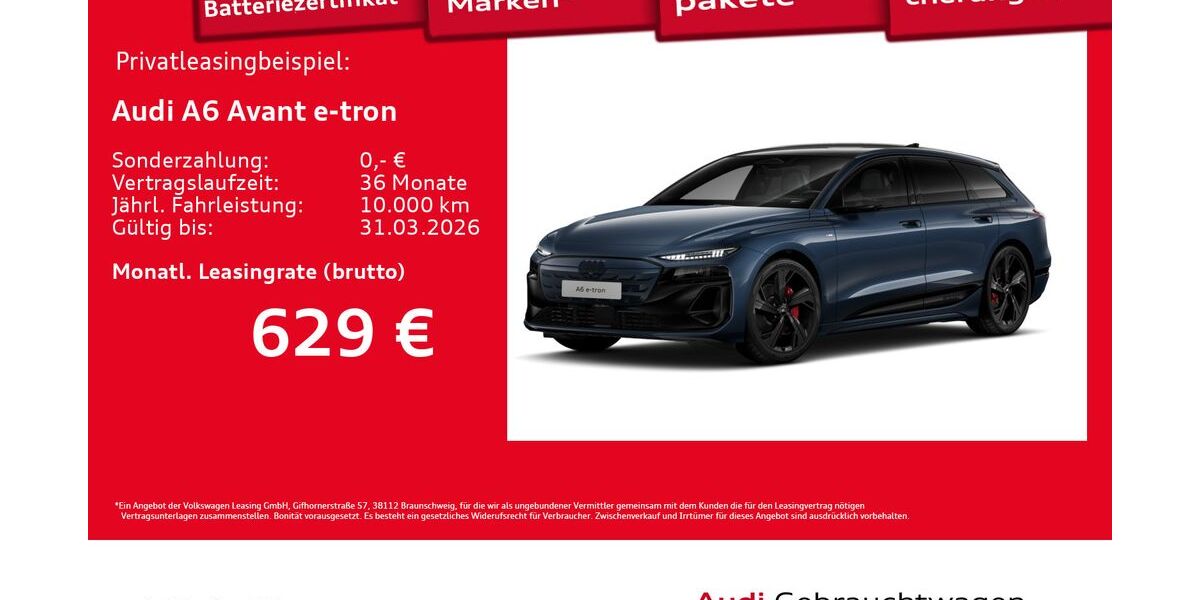 Audi A6 e-tron 12.413 km 75.610 &euro; Hamburg 20537