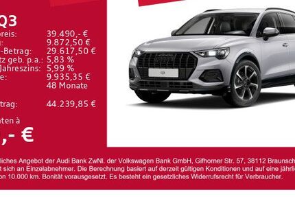 Audi Q3 1.600 km 39.490 &euro; Gersthofen 86368