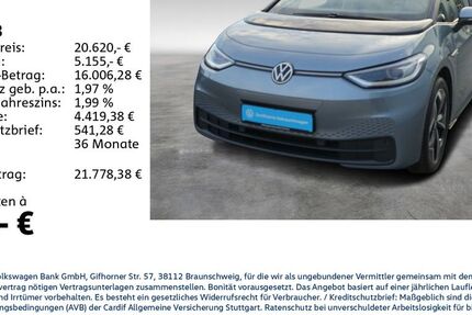 VW ID.3 19.483 km 20.620 € Chemnitz 09113