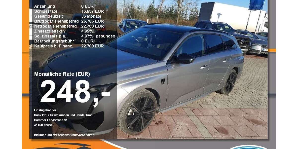 Peugeot 308 32.500 km 21.980 &euro; Neustadt a. d. Donau 93333