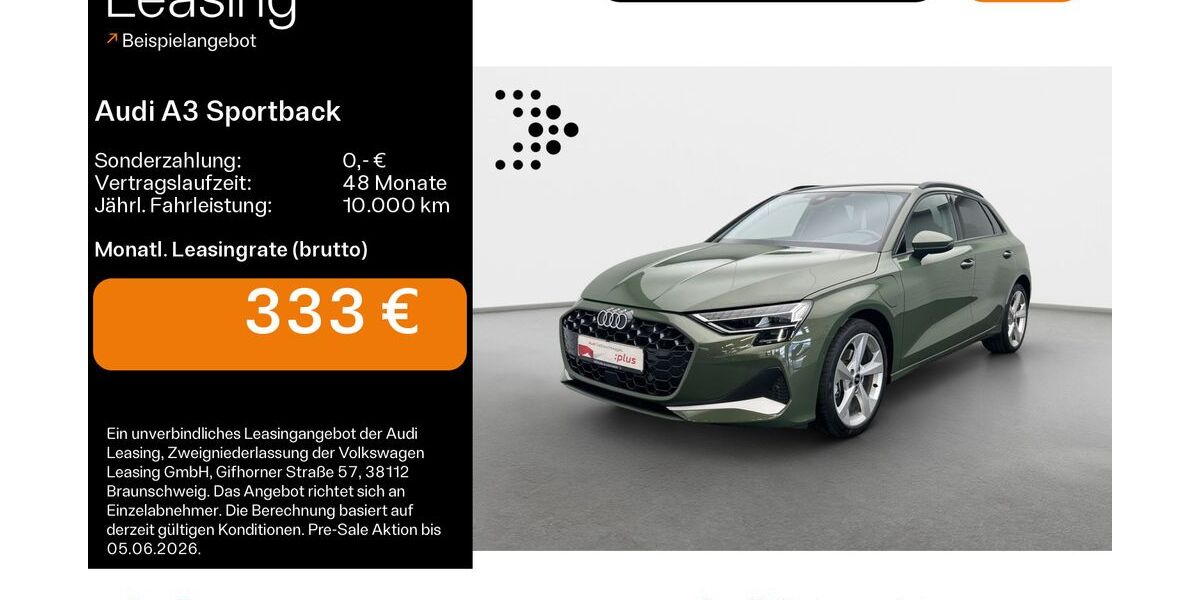 Audi A3 5.730 km 38.470 &euro; Hofheim 65719