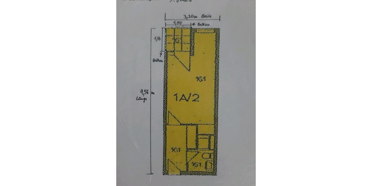 Etagenwohnung Trier Kürenz - 1 Zimmer, 29 m&sup2;, 90.000&euro; | Angebot:27144439