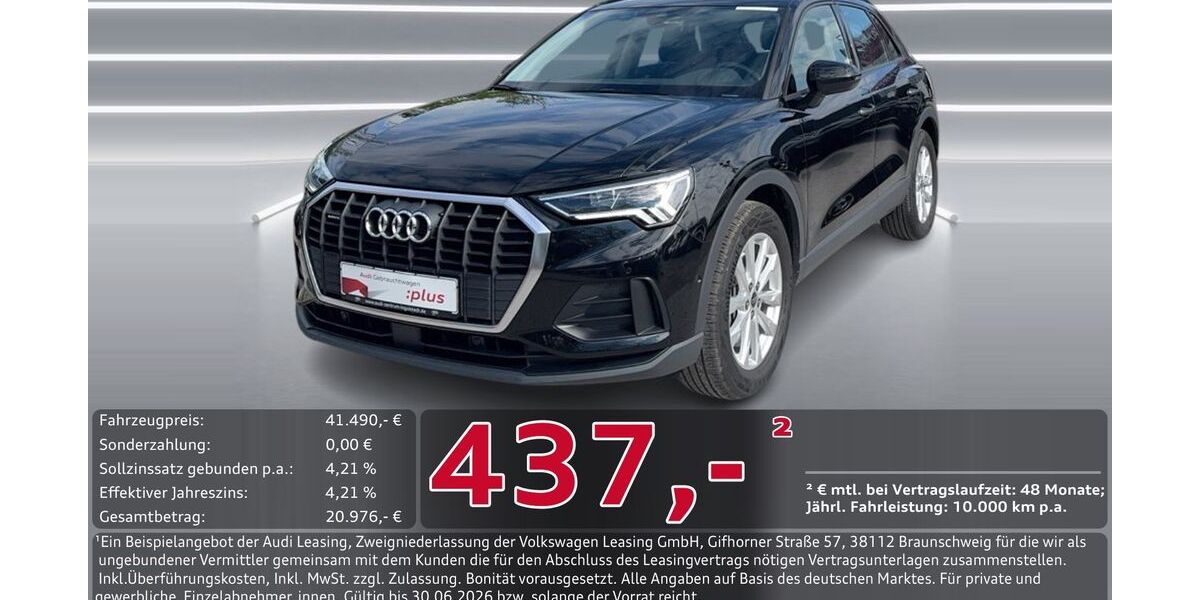 Audi Q3 16.707 km 41.490 &euro; Ingolstadt 85057