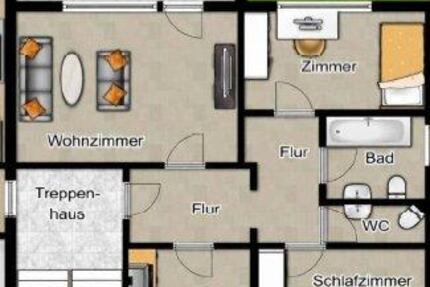 Wohnung Wesseling - 3 Zimmer, 76 m&sup2;, 265.000&euro; | Angebot:26875049