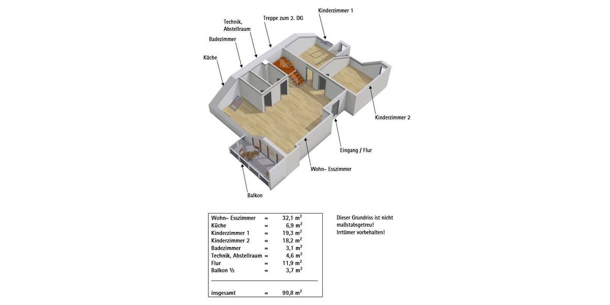 Etagenwohnung Wehr - 4 Zimmer, 128 m&sup2;, 435.000&euro; | Angebot:26502220