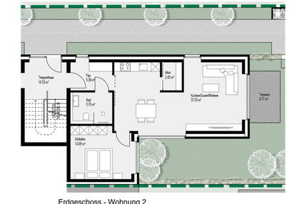 Neubau Vermietung EG Wohnung KFW 40 Top Lage Borken
