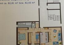 Helle 83 qm- 3-Zimmer-EG Wohnung mit Balkon und EBK in Neugablonz