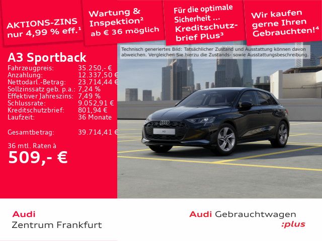 Audi A3 4.500 km 35.250 &euro; Frankfurt am Main 60314