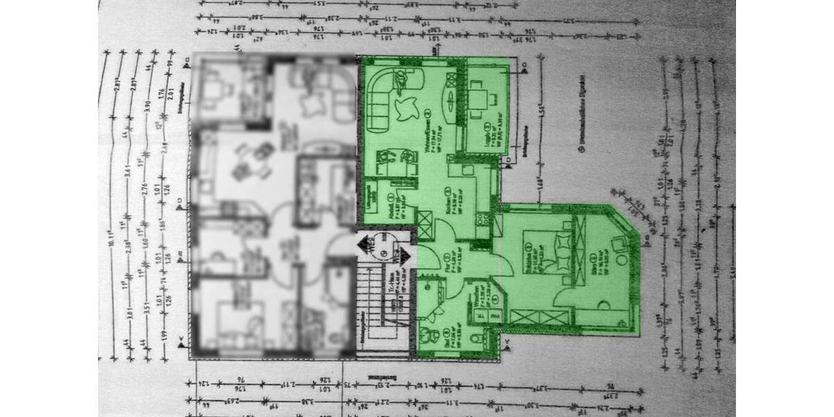 Etagenwohnung Münster / Wolbeck Wolbeck - 3 Zimmer, 71 m&sup2;, 1.090&euro; | Angebot:26703072