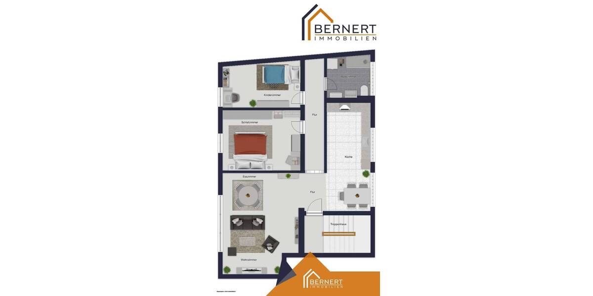 Etagenwohnung Kulmbach Blaich - 3 Zimmer, 90 m&sup2;, 295.000&euro; | Angebot:26787096