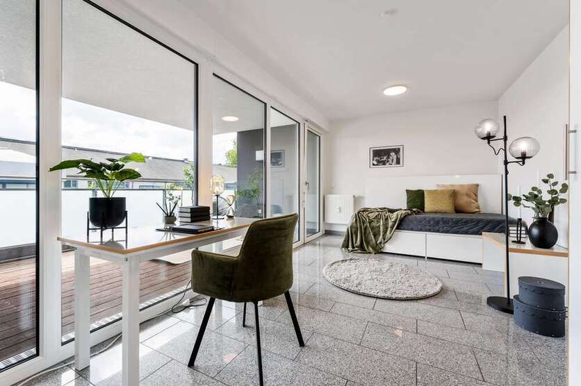 Wohnung zum Mieten in Karlsruhe 630 € 36.4 m²