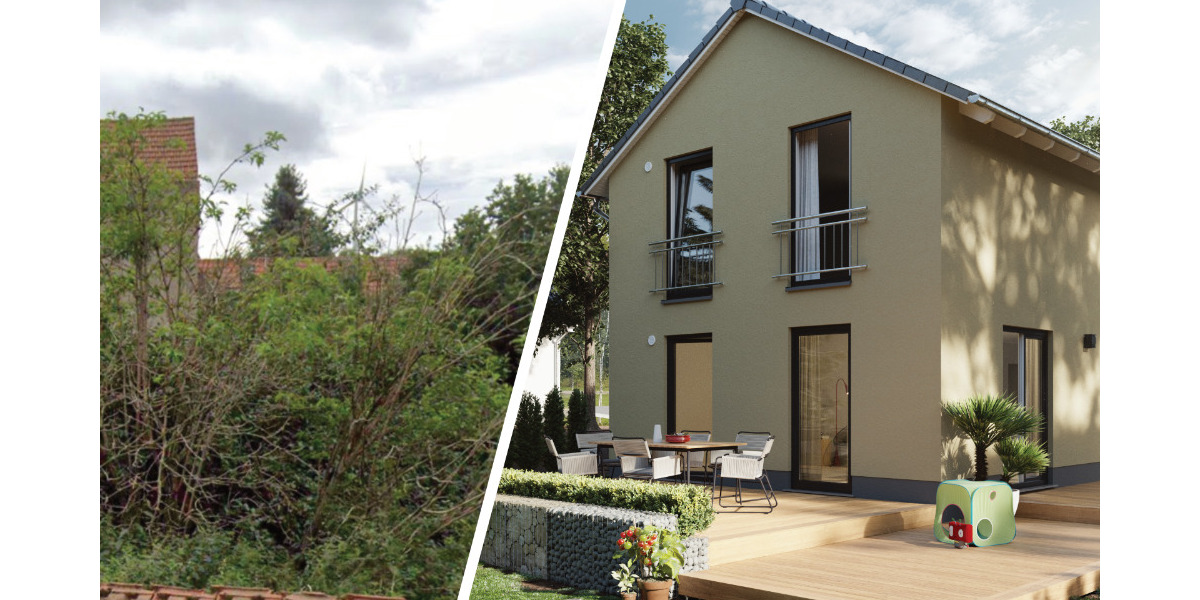 Das flexible Haus für schmale Grundstücke in Möbisburg 4 zimmer