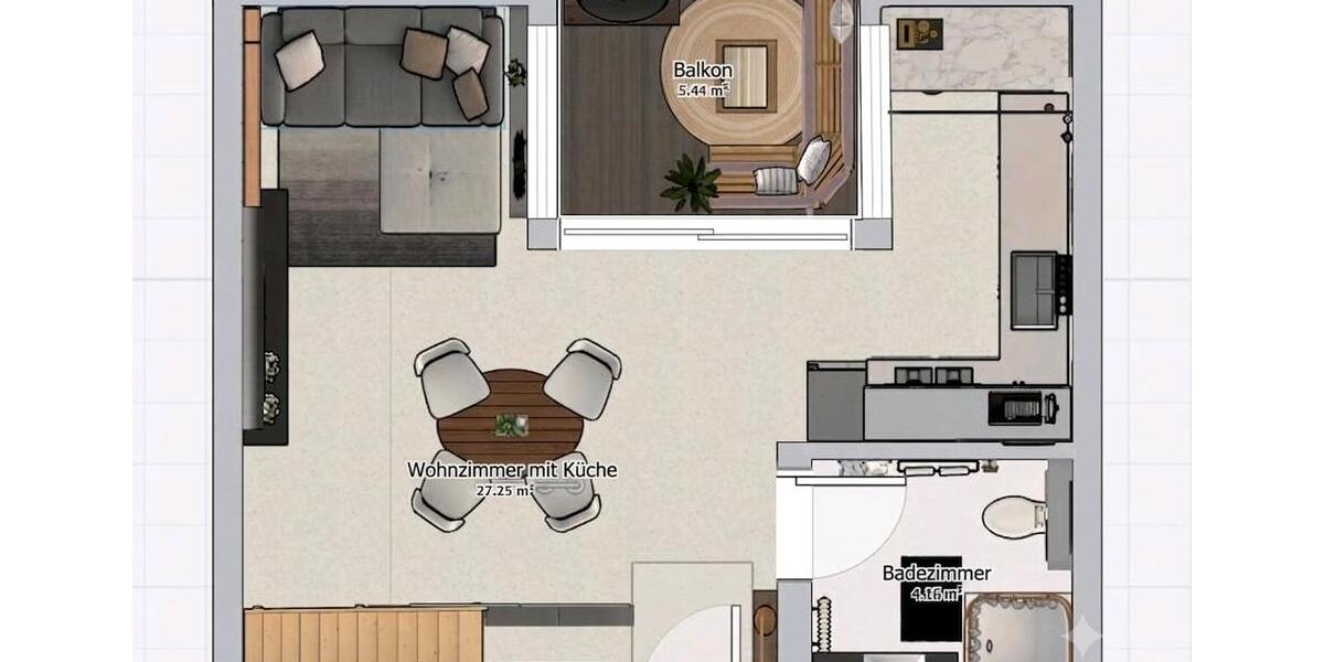 Dachgeschoßwohnung Bad Saulgau - 1 Zimmer, 30 m&sup2;, 170.000&euro; | Angebot:26957429