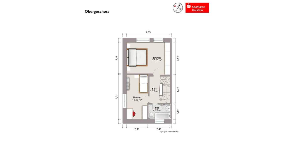 Reihenendhaus Hamburg Bramfeld - 4 Zimmer, 112 m&sup2;, 579.000&euro; | Angebot:25302019
