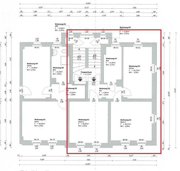 Etagenwohnung Ottendorf-Okrilla Okrilla - 2 Zimmer, 62 m&sup2;, 575&euro; | Angebot:26066980
