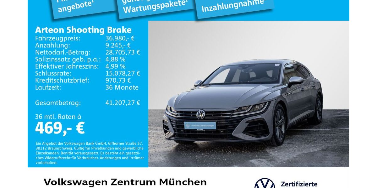 VW Arteon 15.122 km 36.980 &euro; München 80687