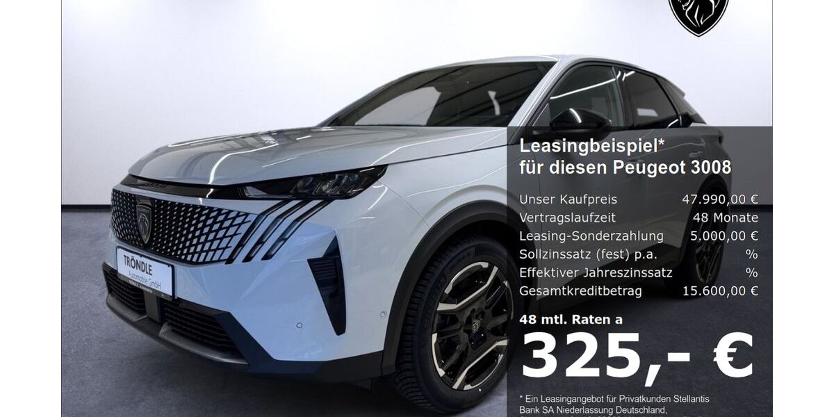 Peugeot 3008 3.900 km 47.990 &euro; Lörrach 79541