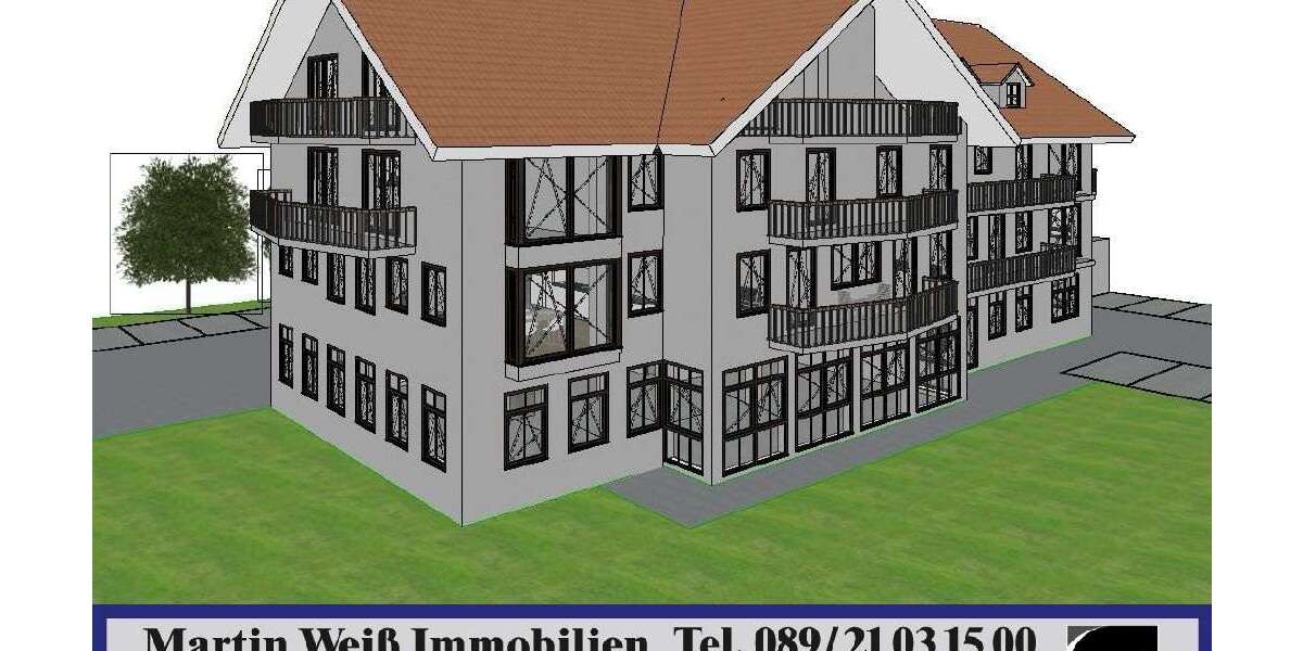 Etagenwohnung Grünwald - 2 Zimmer, 49 m&sup2;, 1.095&euro; | Angebot:26872107