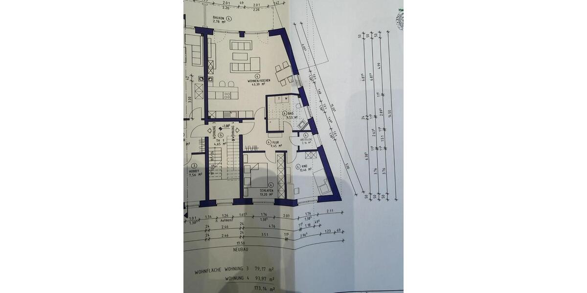 Etagenwohnung Hamminkeln - 3.5 Zimmer, 93 m&sup2;, 850&euro; | Angebot:25180607