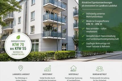 Wohnung Landshut Landshut-West - 3 Zimmer, 80 m&sup2;, 350.000&euro; | Angebot:27093215