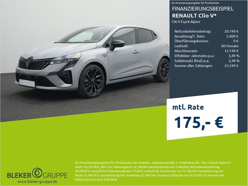 Renault Clio 1.500 km 22.190 € Borken 46325