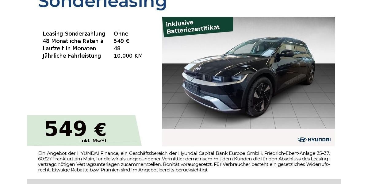 Hyundai IONIQ 5 17.663 km 36.950 &euro; Fürth 90763