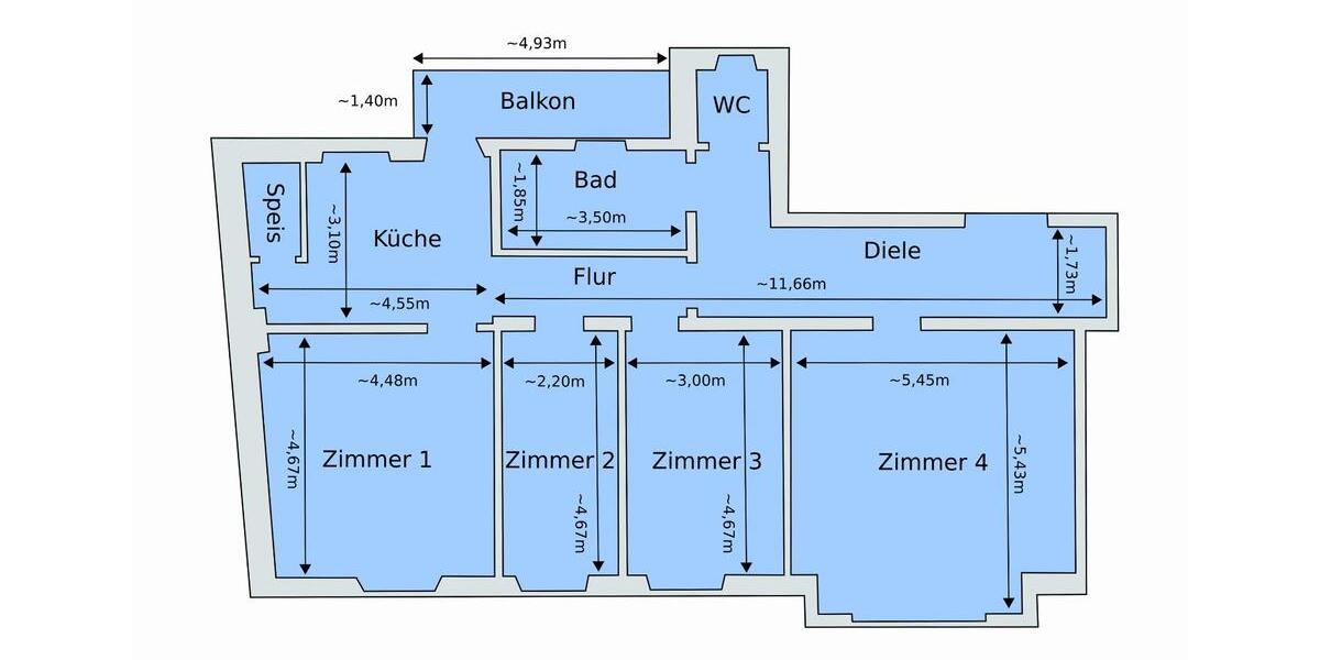 Etagenwohnung Ingolstadt - 4.5 Zimmer, 121 m&sup2;, 525.000&euro; | Angebot:27146736