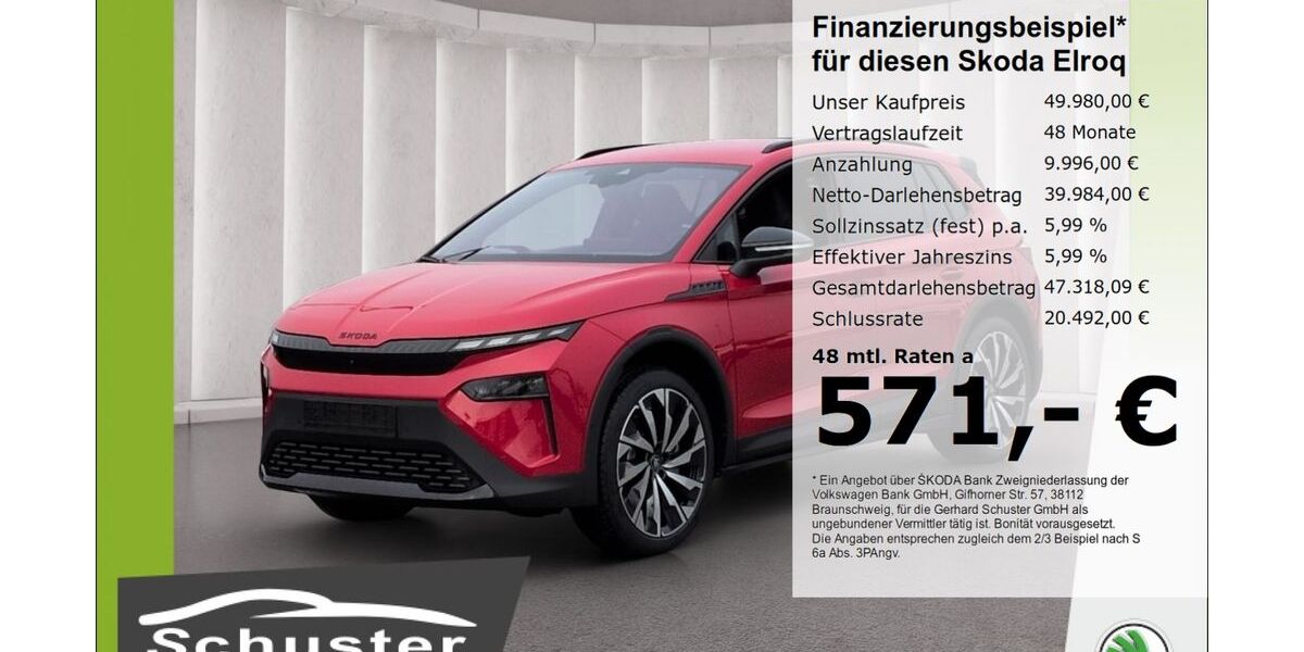 Skoda Elroq 2.900 km 49.980 &euro; Ruhstorf 94099