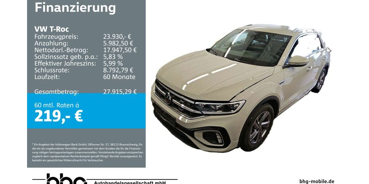 VW T-Roc 16.434 km 23.930 &euro; Kehl 77694
