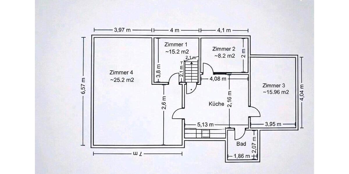 Dachgeschoßwohnung Westerrönfeld - 4 Zimmer, 75 m&sup2;, 900&euro; | Angebot:26303092